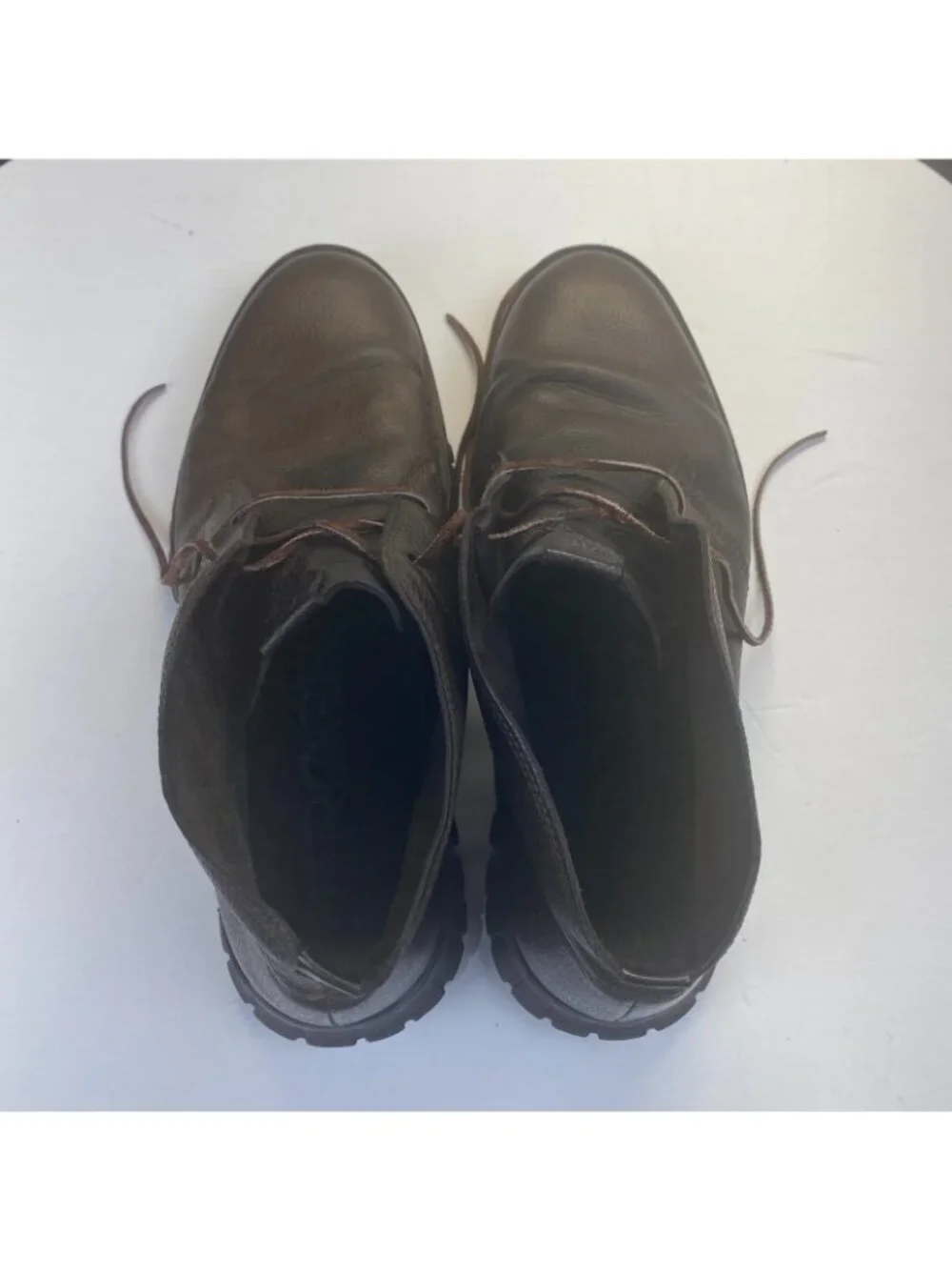 Cole Haan C26958 Men's Chukka Boots Waterproof Dark Brown Leather Shoes Size 11M